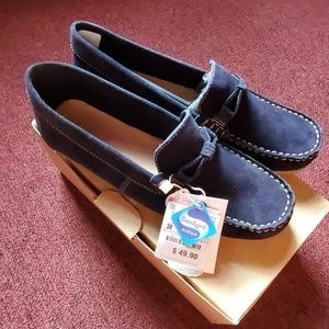 Boys Zara suede loafers